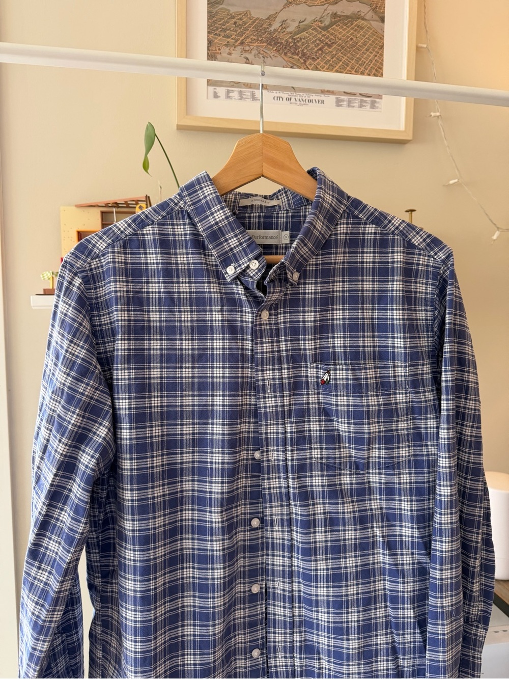 Peak Performance Plaid Button-Down Shirt